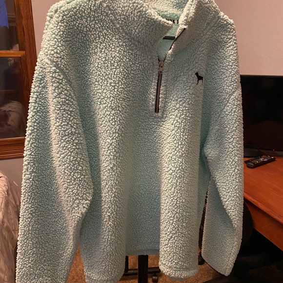 PINK Sherpa 3/4 zip - Picture 1 of 2